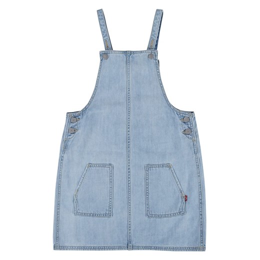 Levi&apos;s Kids Sukienka-ogrodniczka w kolorze niebieskim ze sklepu Limango Polska w kategorii Sukienki dziewczęce - zdjęcie 164893882