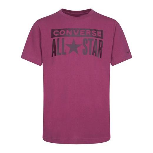 Converse Koszulka w kolorze ciemnofioletowym ze sklepu Limango Polska w kategorii T-shirty chłopięce - zdjęcie 164894914