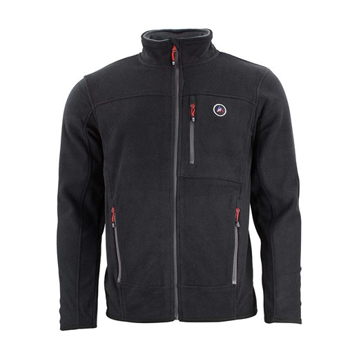 Peak Mountain Kurtka polarowa &quot;Calonor&quot; w kolorze czarnym ze sklepu Limango Polska w kategorii Bluzy męskie - zdjęcie 164895143