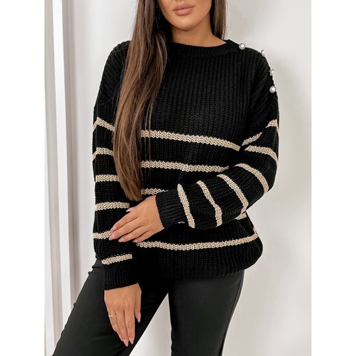 Sweter damski Ubra w paski casual