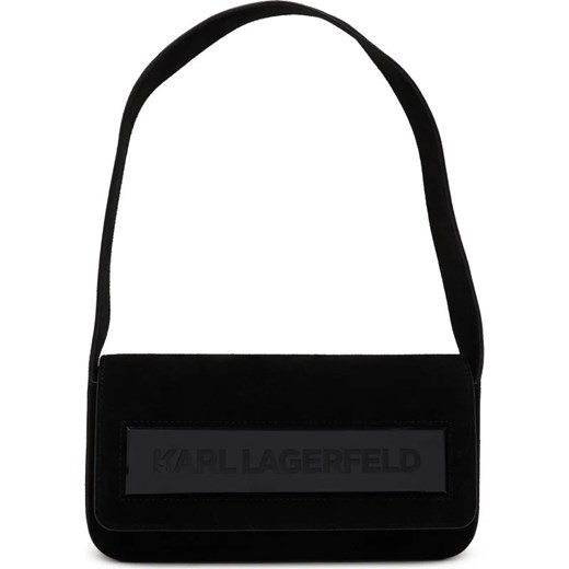 Karl Lagerfeld Skórzana torebka na ramię icon k md flap Karl Lagerfeld Uniwersalny Gomez Fashion Store