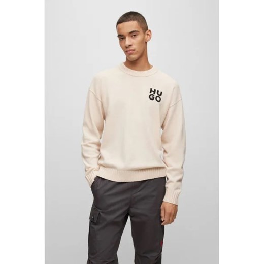 HUGO Wełniany sweter San Cassio-L | Regular Fit XXL wyprzedaż Gomez Fashion Store