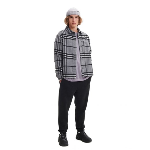 Cropp - Szara koszula wierzchnia w kratę - czarny Cropp S Cropp