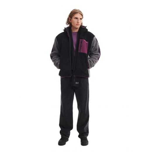 Cropp - Rozpinana bluza sherpa - czarny Cropp L Cropp