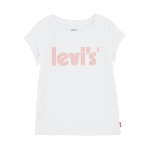 Levi&apos;s Kids Koszulka w kolorze białym 140 wyprzedaż Limango Polska