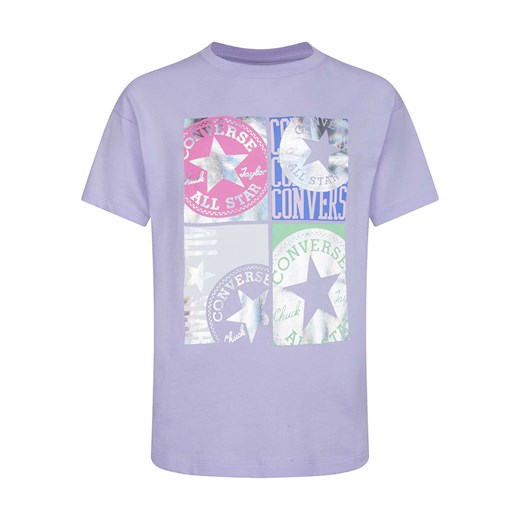 Converse Koszulka w kolorze lawendowym ze sklepu Limango Polska w kategorii Bluzki dziewczęce - zdjęcie 164903843