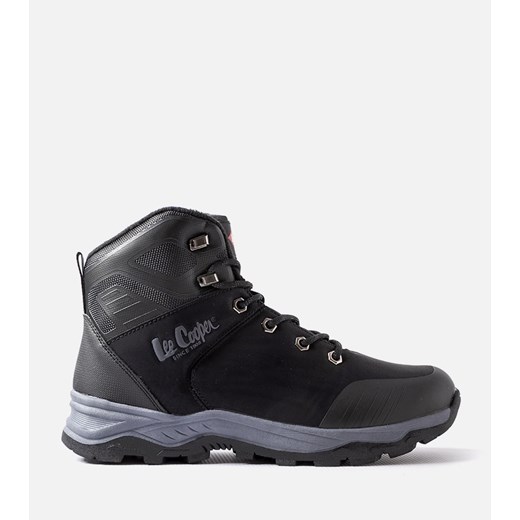 Czarne ciepłe buty Lee Cooper LCJ-23-01-2045M ze sklepu gemre w kategorii Buty trekkingowe męskie - zdjęcie 164905510