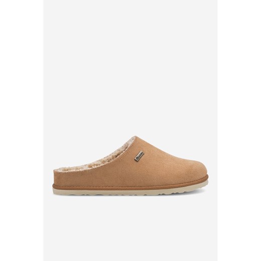 Kapcie damskie brązowe Inblu na zimę casual 