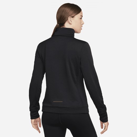Damska bluza do biegania z półgolfem Nike Therma-FIT Swift - Czerń Nike M (EU 40-42) okazja Nike poland