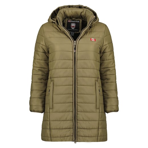 Canadian Peak Kurtka pikowana &quot;Atikeak&quot; w kolorze khaki ze sklepu Limango Polska w kategorii Płaszcze damskie - zdjęcie 164919172