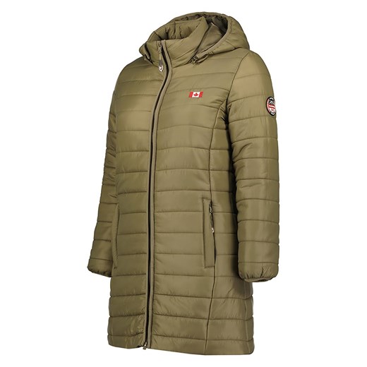Canadian Peak Płaszcz pikowany &quot;Atikeak&quot; w kolorze khaki Canadian Peak XL okazyjna cena Limango Polska