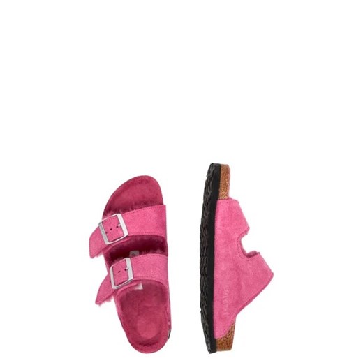 Birkenstock Skórzane obuwie domowe Arizona Shearling LEVE Fuchsia Tulip LAF 36 wyprzedaż Gomez Fashion Store