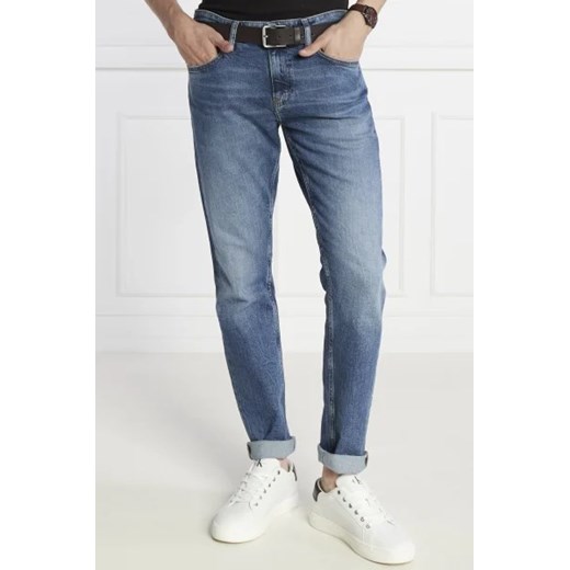 Jeansy męskie Calvin Klein z elastanu 