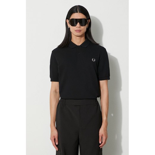 Fred Perry polo bawełniane kolor czarny z aplikacją M6000.906 ze sklepu PRM w kategorii T-shirty męskie - zdjęcie 164931941