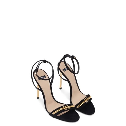 Elisabetta Franchi Skórzane sandały na szpilce Elisabetta Franchi 40 okazyjna cena Gomez Fashion Store