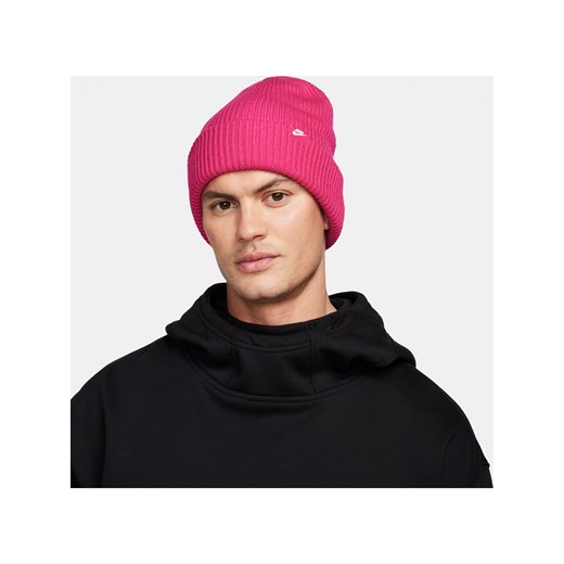 Czapka ze ściągaczem Futura Nike Peak - Różowy ze sklepu Nike poland w kategorii Czapki zimowe męskie - zdjęcie 164937071