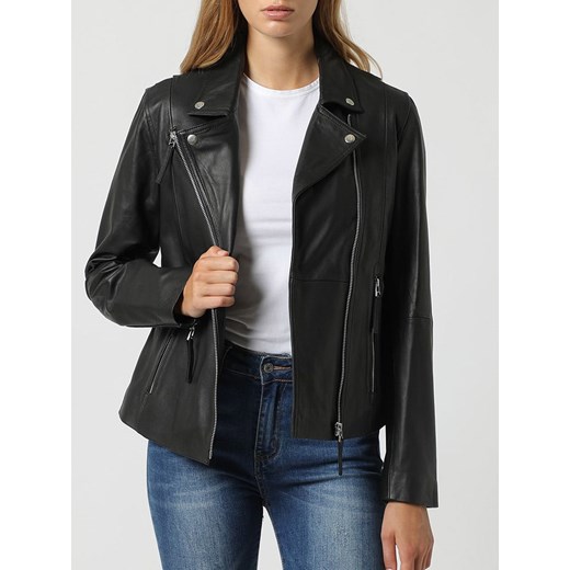 Isaco und Kawa Skórzana kurtka w kolorze czarnym Isaco Und Kawa 34 Limango Polska wyprzedaż