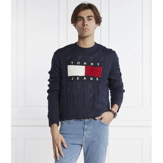 Tommy Jeans Sweter | Regular Fit ze sklepu Gomez Fashion Store w kategorii Swetry męskie - zdjęcie 164940062