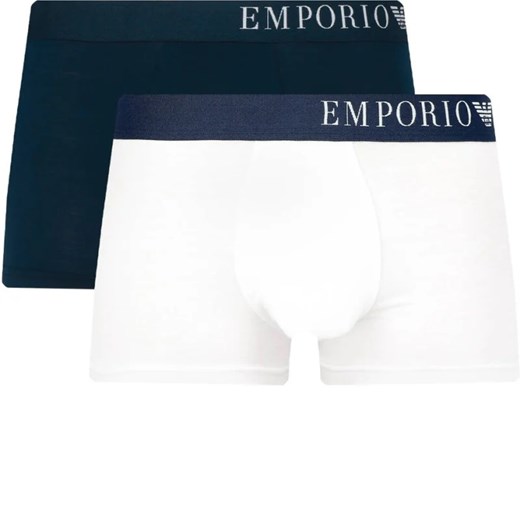 Majtki męskie białe Emporio Armani z bawełny 