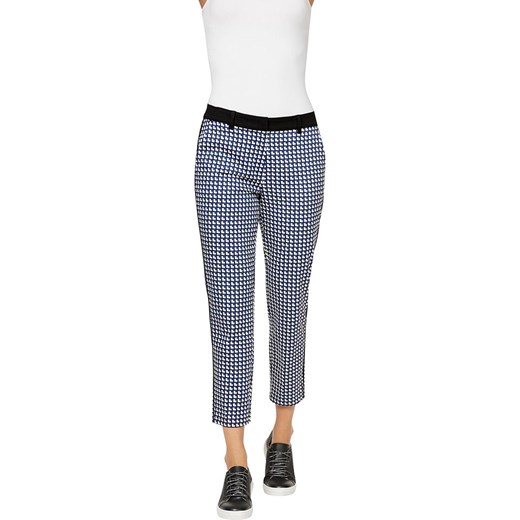Heine Spodnie w kolorze niebiesko-białym ze sklepu Limango Polska w kategorii Spodnie damskie - zdjęcie 164953594