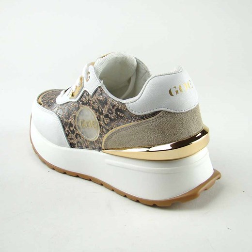 Buty sportowe damskie Goe sneakersy skórzane