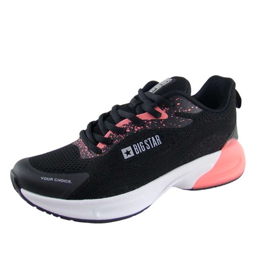 Sneakersy damskie BIG STAR LL274318 czarne ze sklepu senity.pl w kategorii Buty sportowe damskie - zdjęcie 165000242