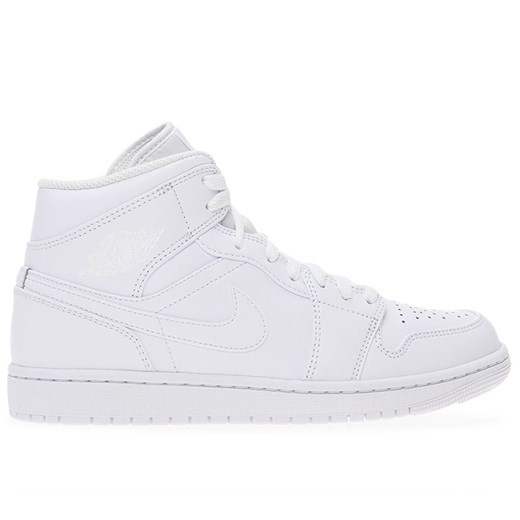 Buty Nike Air Jordan 1 MID 554724-136 - białe ze sklepu streetstyle24.pl w kategorii Buty sportowe męskie - zdjęcie 165003770