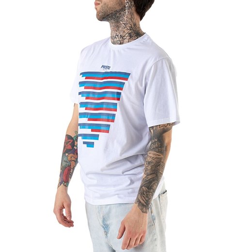 T-shirt męski Prosto. biały z krótkim rękawem 