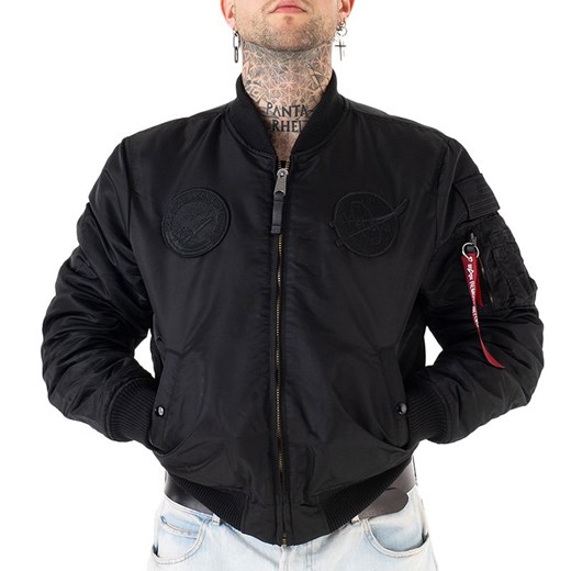 Kurtka Alpha Industries MA-1 VF NASA Bomber 166107404 - czarna ze sklepu streetstyle24.pl w kategorii Kurtki męskie - zdjęcie 165003823