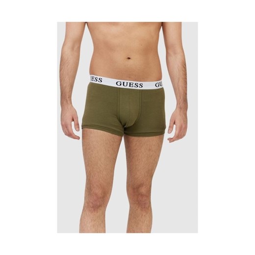 GUESS Zielone, białe i morskie bokserki męskie 3 pack, Rozmiar S ze sklepu outfit.pl w kategorii Majtki męskie - zdjęcie 165006723