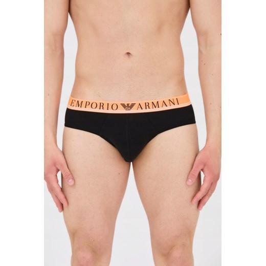 EMPORIO ARMANI Slipy czarne 3-pack, Rozmiar XXL ze sklepu outfit.pl w kategorii Majtki męskie - zdjęcie 165006763