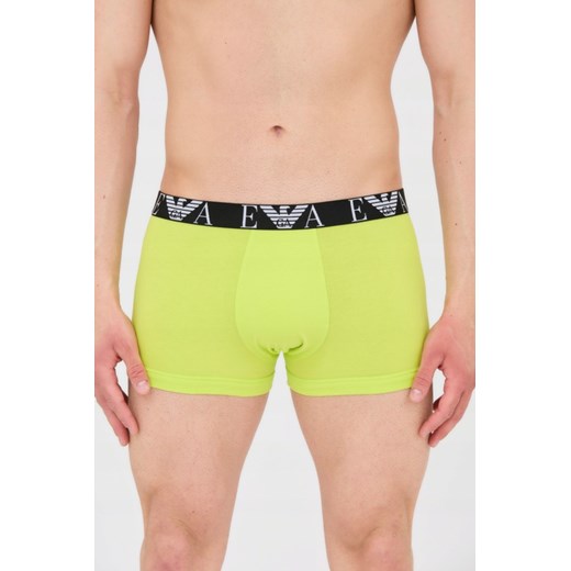 EMPORIO ARMANI Bokserki 3-pack czarne, zielone, Rozmiar XXL ze sklepu outfit.pl w kategorii Majtki męskie - zdjęcie 165006833