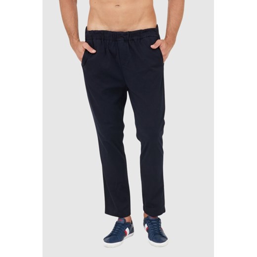 7 FOR ALL MANKIND Granatowe spodnie męskie Jogger Chino, Rozmiar L ze sklepu outfit.pl w kategorii Spodnie męskie - zdjęcie 165006993