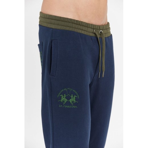 Spodnie męskie La Martina sportowe z bawełny 