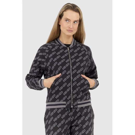KENZO Rozpinana bluza damska w logo, Rozmiar L ze sklepu outfit.pl w kategorii Bluzy damskie - zdjęcie 165007461