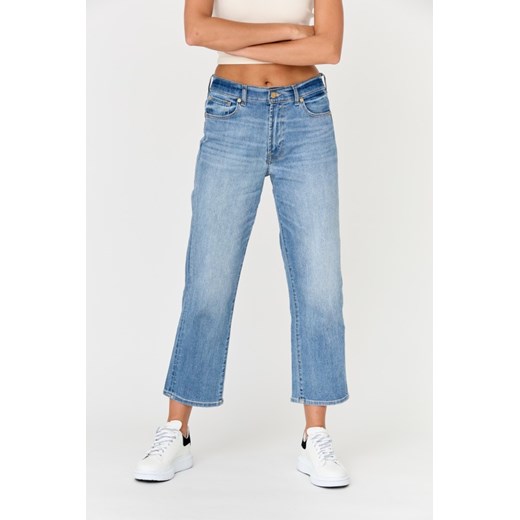 7 FOR ALL MANKIND Błękitne jeansy damskie THE MODERN STRAIGHT TRILIG, Rozmiar 26 ze sklepu outfit.pl w kategorii Jeansy damskie - zdjęcie 165008470