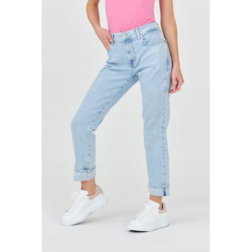 7 FOR ALL MANKIND Jasne jeansy damskie Relaxed Skinny, Rozmiar 30 ze sklepu outfit.pl w kategorii Jeansy damskie - zdjęcie 165008584