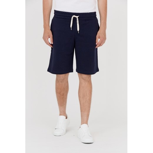 GUESS Granatowe dresowe szorty męskie, Rozmiar XXL ze sklepu outfit.pl w kategorii Spodenki męskie - zdjęcie 165009541