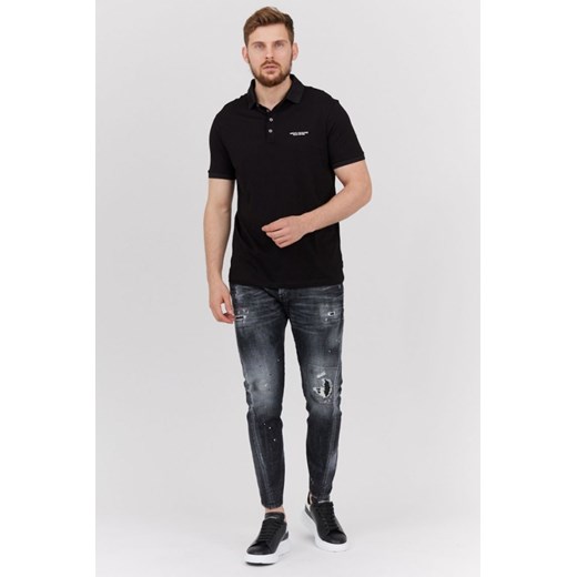 DSQUARED2 Czarne jeansy męskie sexy twist jean, Rozmiar 50 Dsquared2 50 wyprzedaż outfit.pl