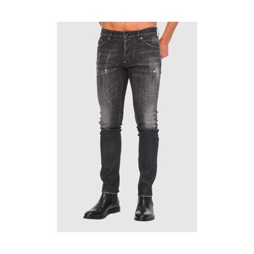 DSQUARED2 Czarne jeansy męskie Cool guy jean, Wybierz rozmiar 48 ze sklepu outfit.pl w kategorii Jeansy męskie - zdjęcie 165009811