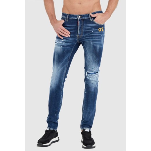 DSQUARED2 Granatowe jeansy cool guy, Wybierz rozmiar 46 ze sklepu outfit.pl w kategorii Jeansy męskie - zdjęcie 165009842