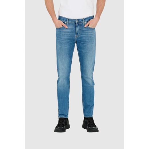 7 FOR ALL MANKIND Niebieskie jeansy męskie, Rozmiar 34 ze sklepu outfit.pl w kategorii Jeansy męskie - zdjęcie 165010261