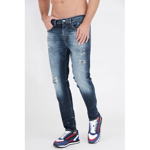 7 FOR ALL MANKIND Niebieskie jeansy męskie, Rozmiar 32 ze sklepu outfit.pl w kategorii Jeansy męskie - zdjęcie 165010293