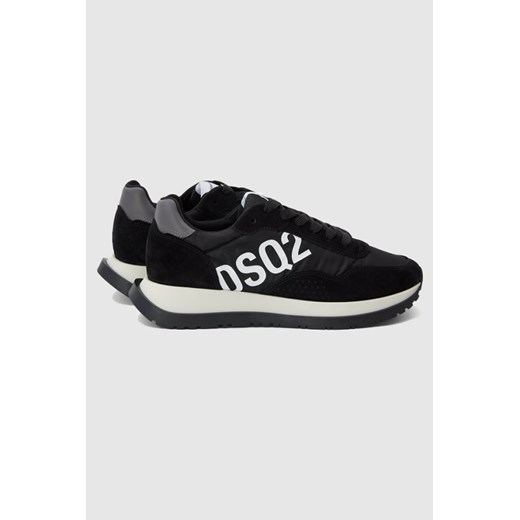 DSQUARED2 Czarny męskie sneakersy running, Rozmiar 41 ze sklepu outfit.pl w kategorii Buty sportowe męskie - zdjęcie 165012264