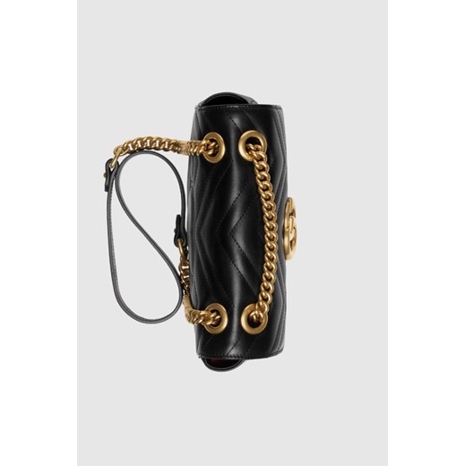 GUCCI Skórzana mała torebka GG Marmont Gucci outfit.pl