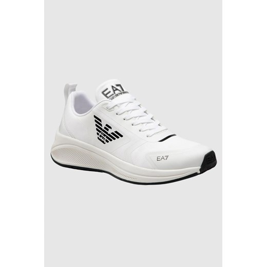 EA7 Białe sneakersy z czarną podeszwą, Wybierz rozmiar 41 1/3 ze sklepu outfit.pl w kategorii Buty sportowe damskie - zdjęcie 165012851