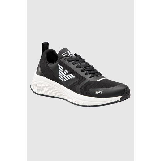 EA7 Czarne sneakersy z białym logo, Rozmiar 44 ze sklepu outfit.pl w kategorii Buty sportowe damskie - zdjęcie 165012860