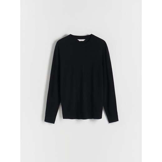 Reserved - Sweter z wiskozą - czarny ze sklepu Reserved w kategorii Swetry męskie - zdjęcie 165016343