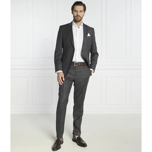BOSS BLACK Wełniany garnitur Huge | Slim Fit ze sklepu Gomez Fashion Store w kategorii Garnitury męskie - zdjęcie 165022472