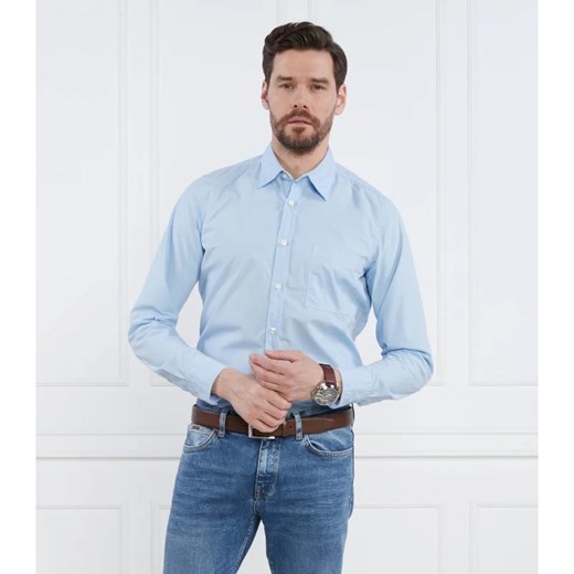 Koszula męska BOSS HUGO z klasycznym kołnierzykiem bawełniana casual